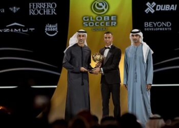 Al Ain remporte le prix de la meilleure équipe au Moyen-Orient lors des Globe Soccer Awards 2024