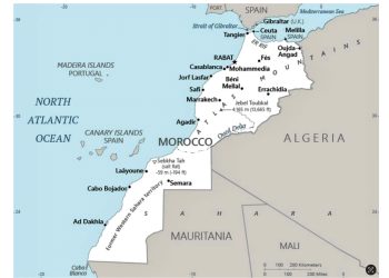 La CIA publie pour la première fois une carte complète du Maroc