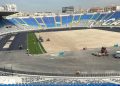 Les travaux de revêtement du stade Mohammed V avancent en vue de son ouverture en mars