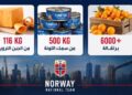 500 kilos de poisson et 6000 oranges : la Norvège fait le buzz avant le Mondial 2026